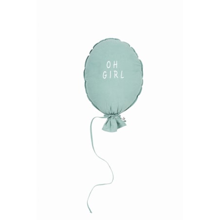 Balon dekoracyjny old green - OH GIRL, ECRU