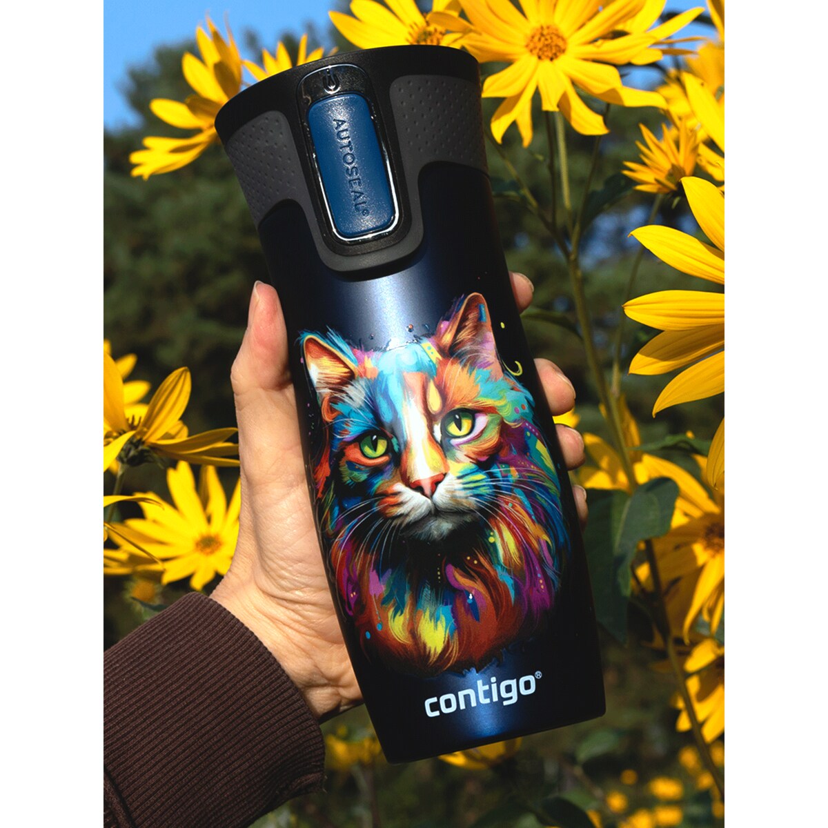 Kubek termiczny Contigo West Loop 2.0 470ml - granatowy - Kot