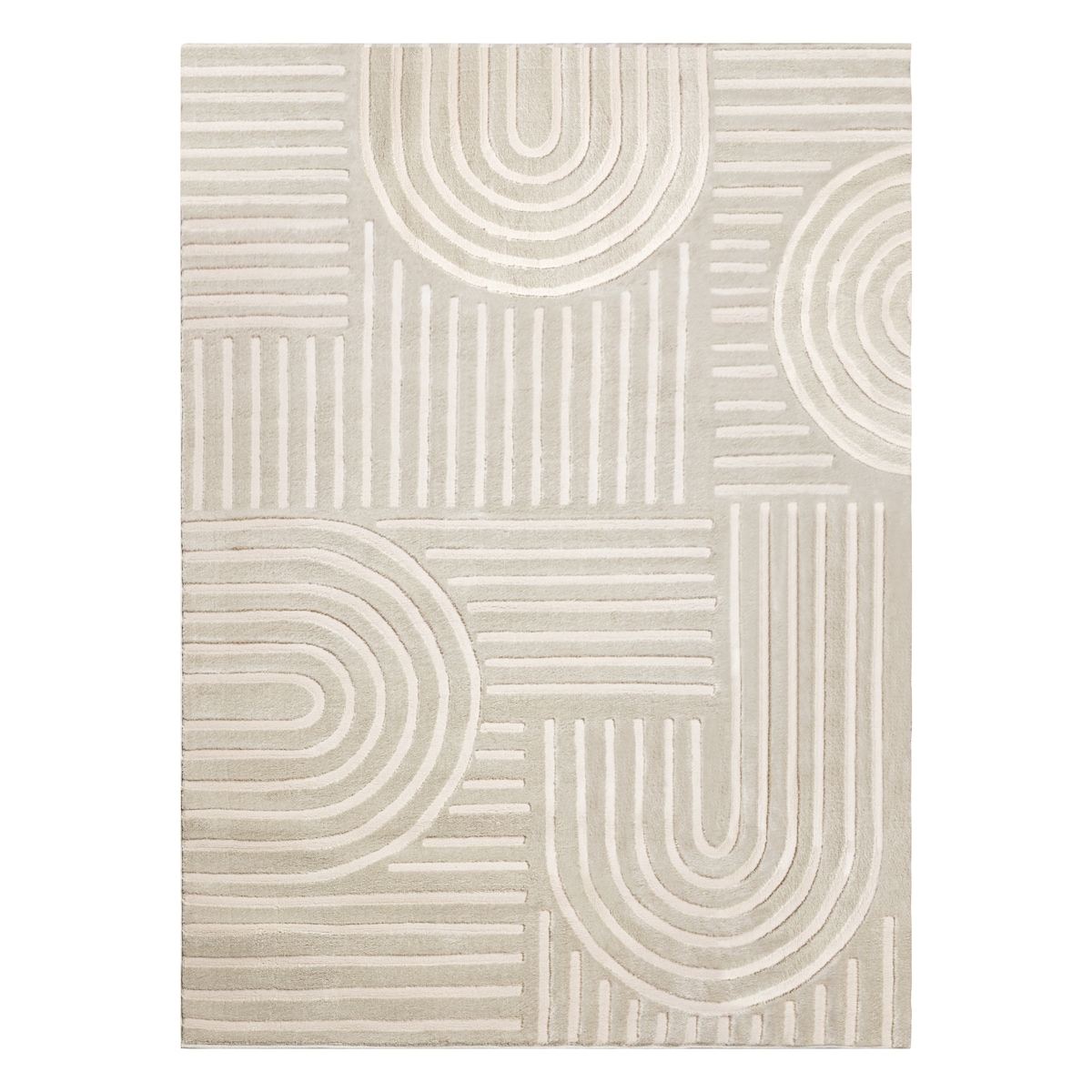 Dywan BALANCE 1918 taupe - Geometryczny, 160x220 cm