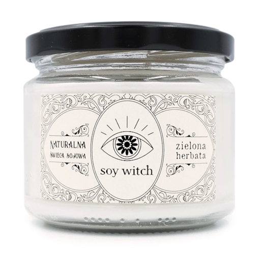 Soy Witch Świeczka Świeca Sojowa Zapachowa w Szkle Zielona Herbata Vegan