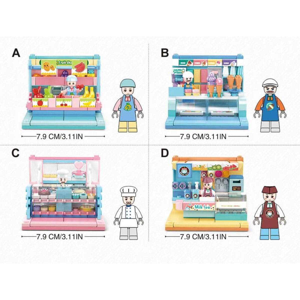 CUKIERNIA - mini pokoik klocki - Sluban - 117 elementów