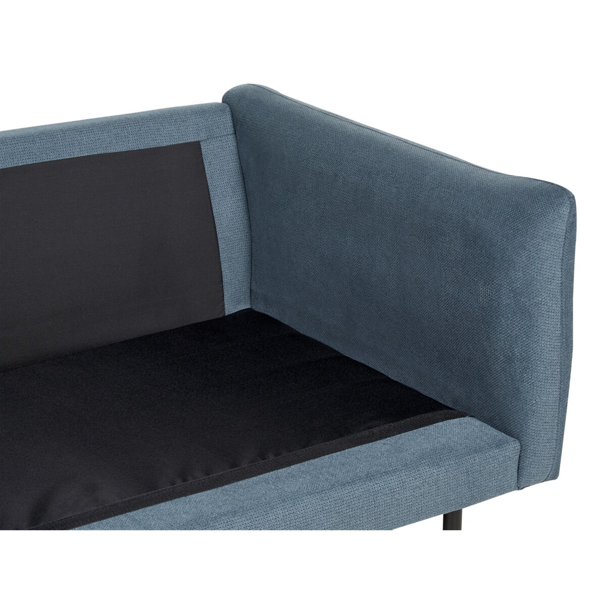 Prawostronny narożnik tapicerowany niebieski VINTERBRO