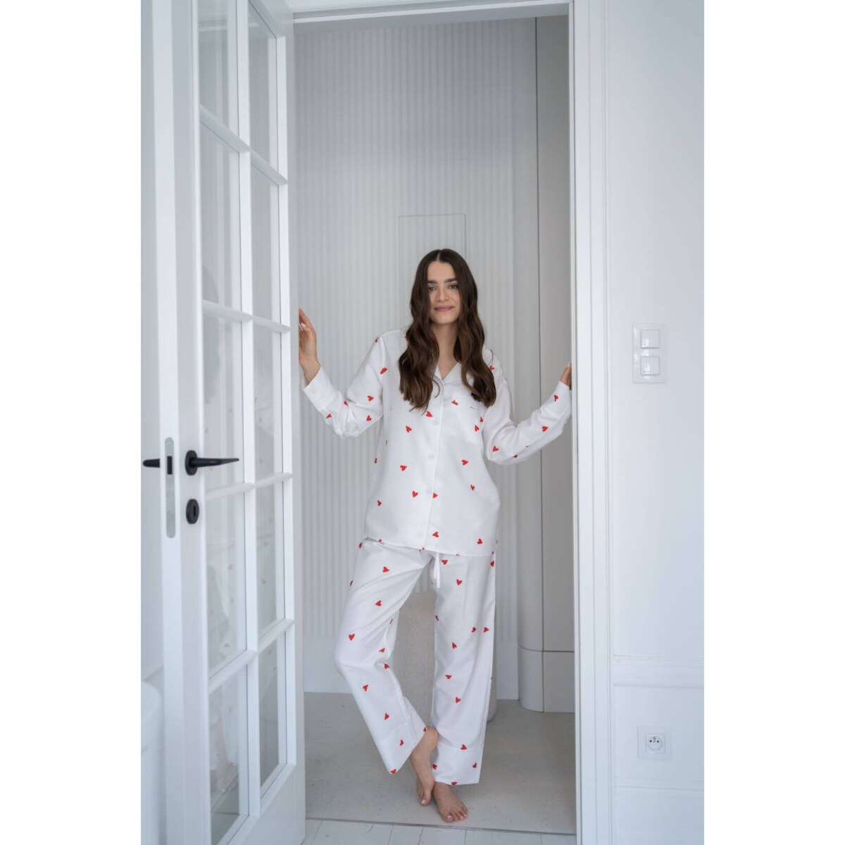 Piżama Serduszka długa L
