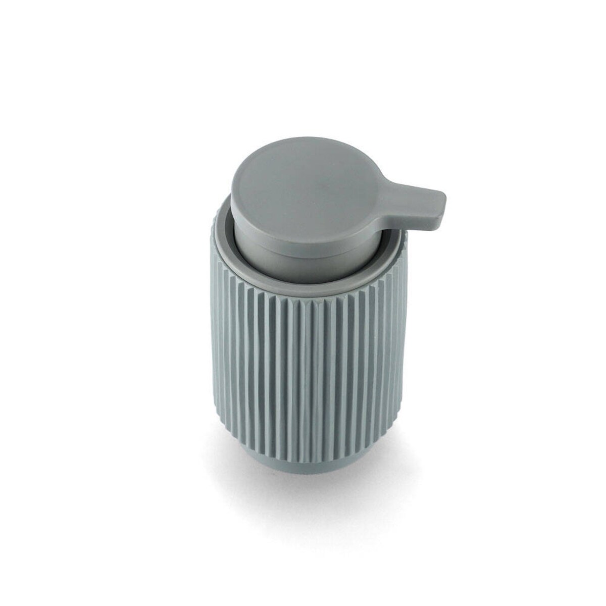 Prążkowany dozownik z poliresinu STRIPES, Ø 8 cm