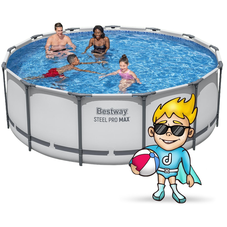 Basen ogrodowy stelażowy 396x122cm Bestway zestaw