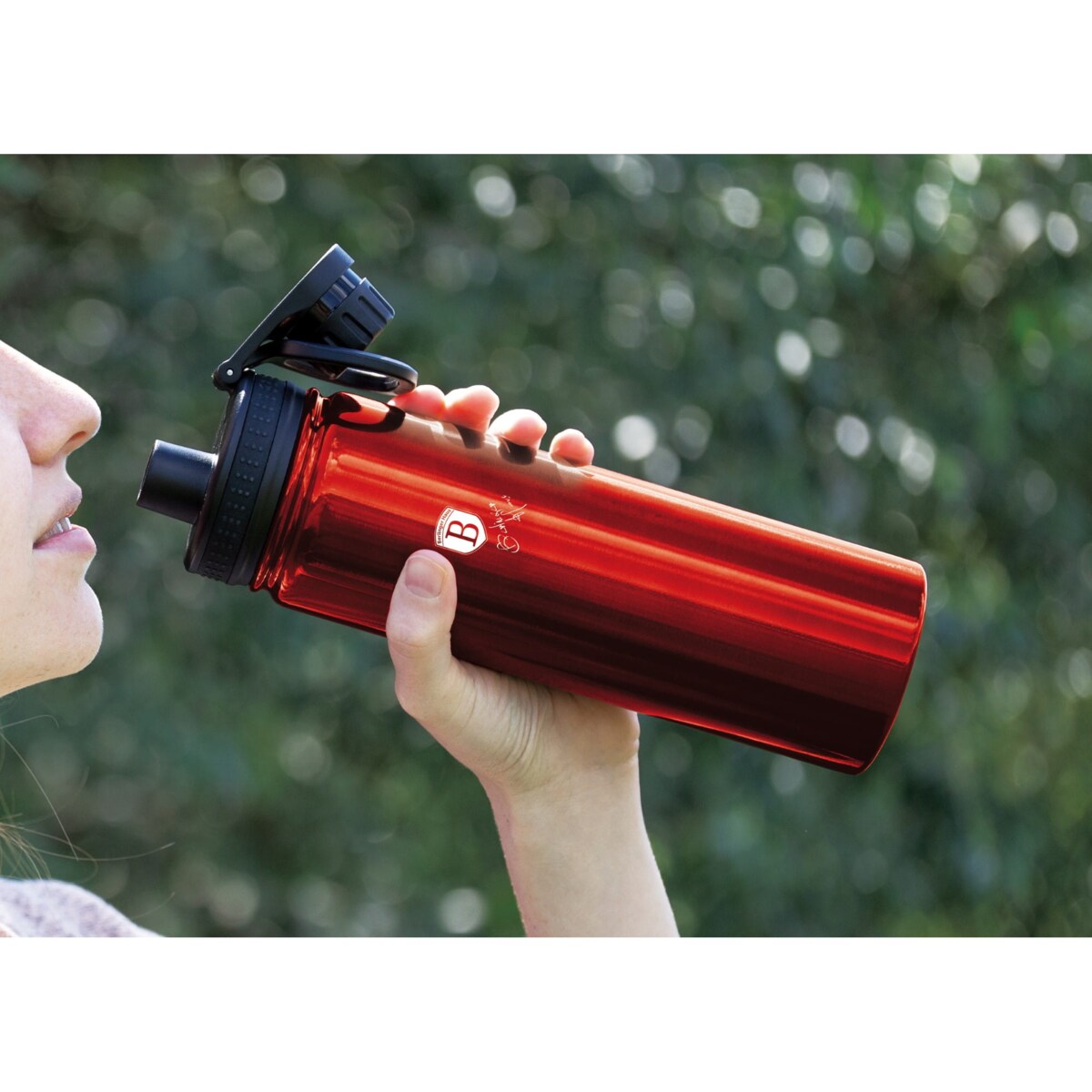 Sportowa butelka termiczna 540ml BERLINGER HAUS Burgundy