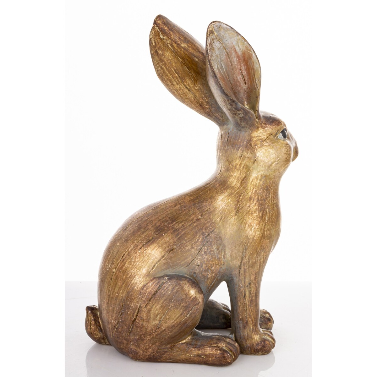 Dekoracja - złoty królik 24x10x15 cm ANNORA-3