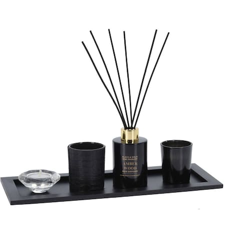 Zapachy do domu: dyfuzor z patyczkami + świeczki ELEGANTE