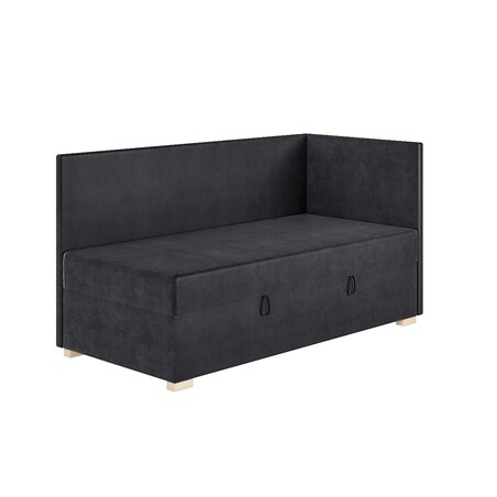 Mesonica Łóżko Flexi, granatowe, 90x200, Prawostronne