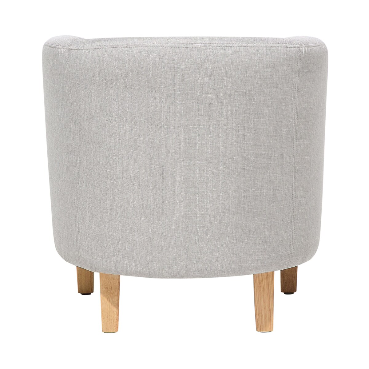 Fotel z podnóżkiem szary HOLDEN