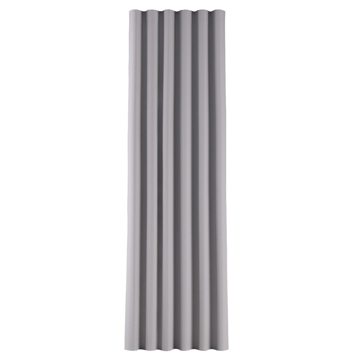 Zasłona na taśmie wave 130x260 ciepły szary