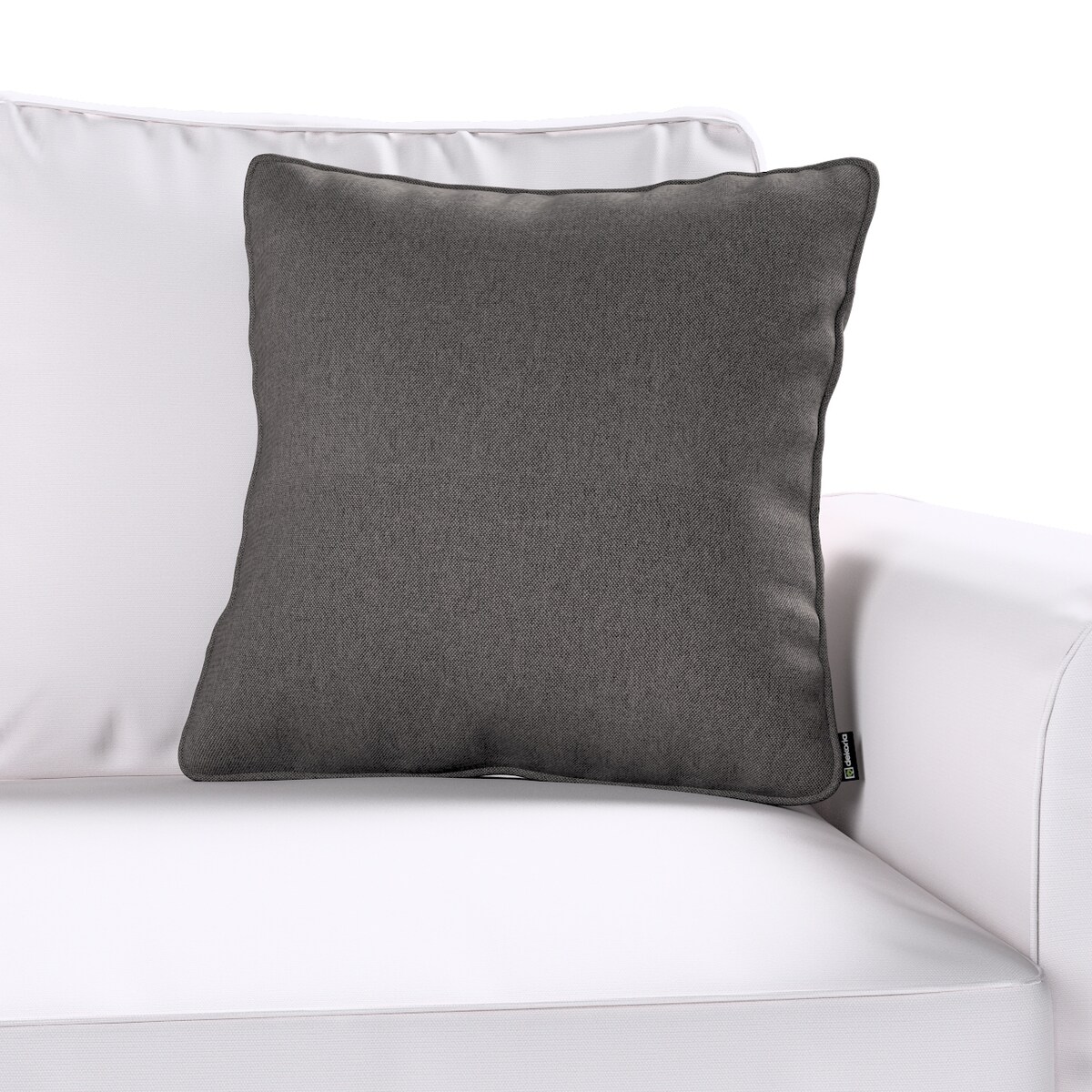 Poszewka Gabi na poduszkę 60x60 grafitowy