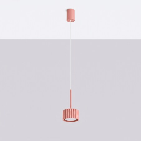 Lampa wisząca AURA 1 brzoskwiniowa Gx53