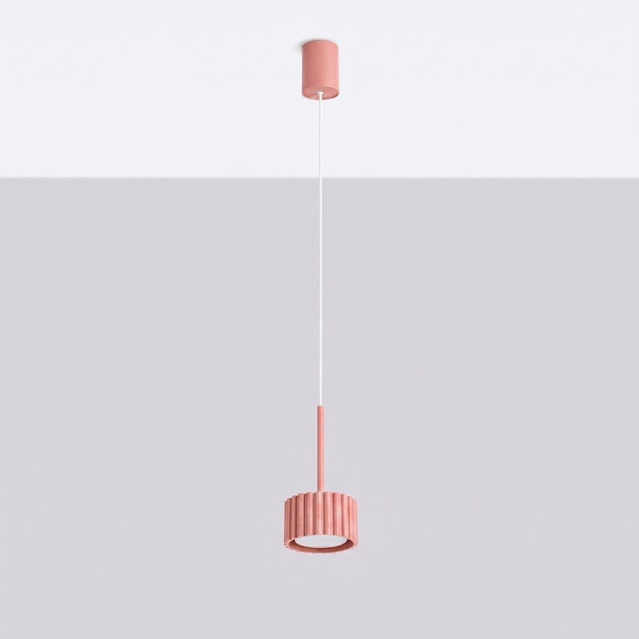 Lampa wisząca AURA 1 brzoskwiniowa Gx53