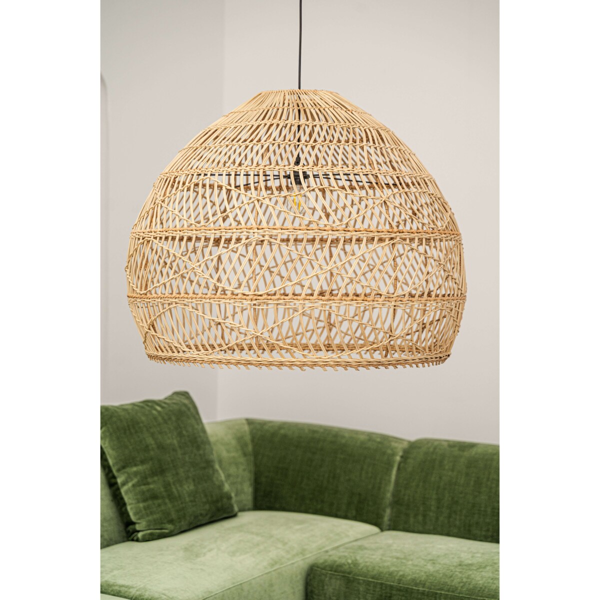 Lampa wisząca Cezar XL naturalna Monnarita