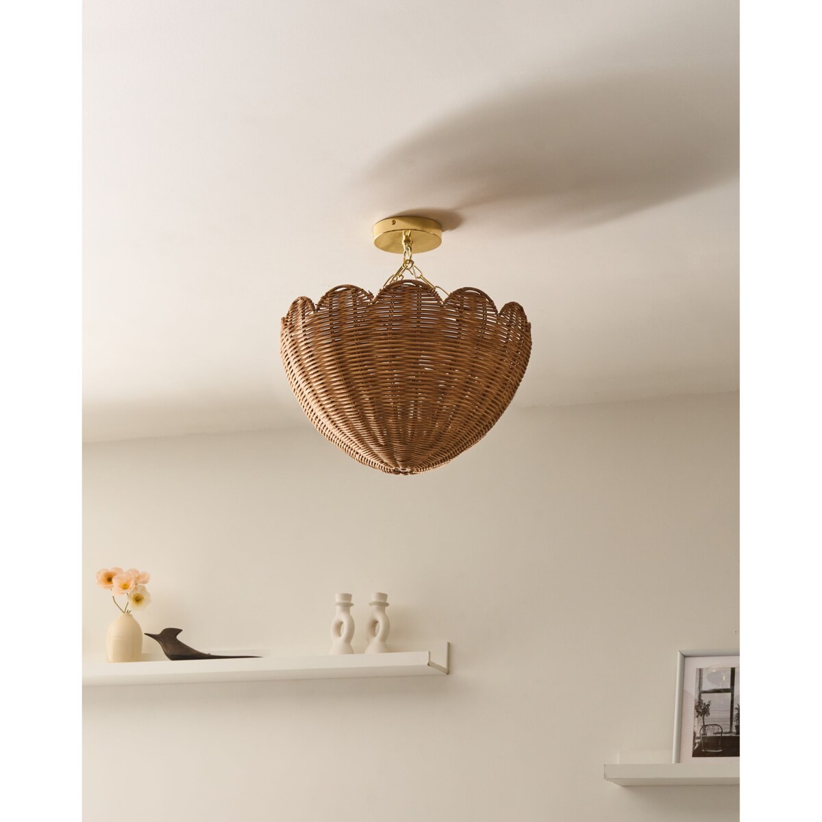 Lampa wisząca MANDEKAL Rattan Naturalny