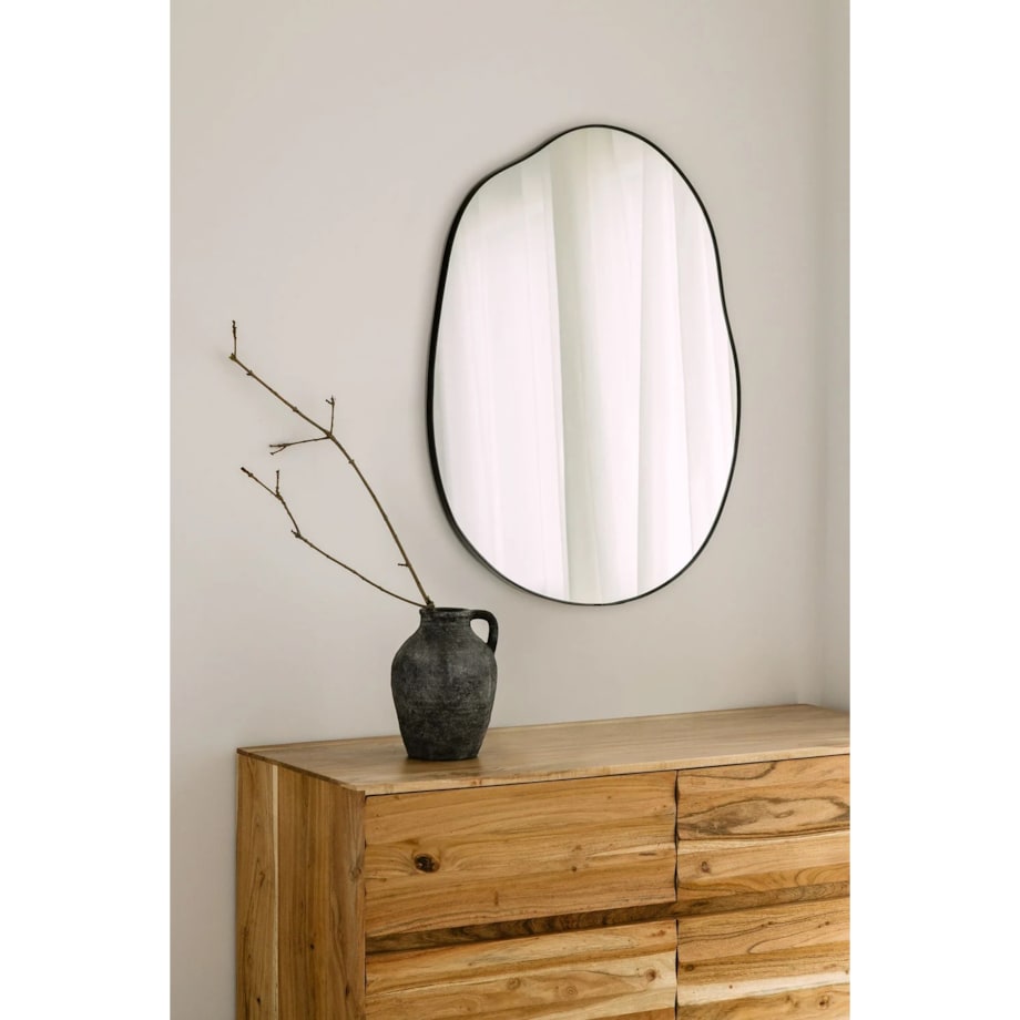 Lustro ścienne nieregularne 60x80 cm Rudiger