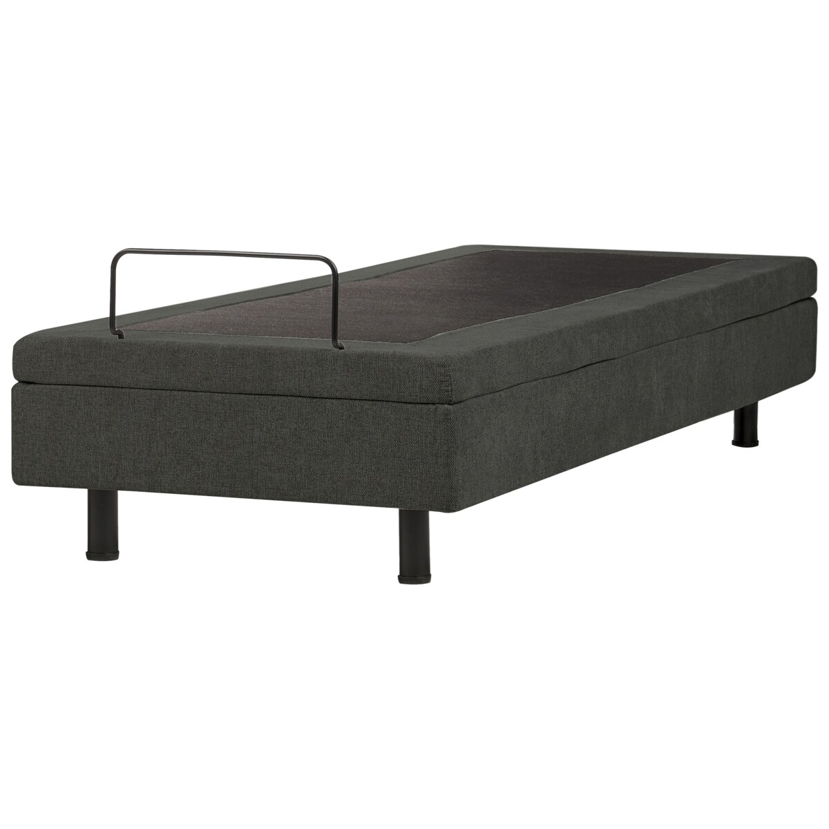 Łóżko regulowane bez zagłówka DUKE II 80 x 200 cm Ciemnoszary