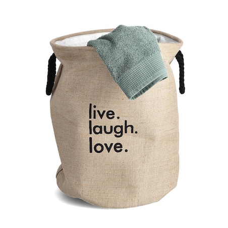 Kosz na pranie DENIM, okrągły, 60 L