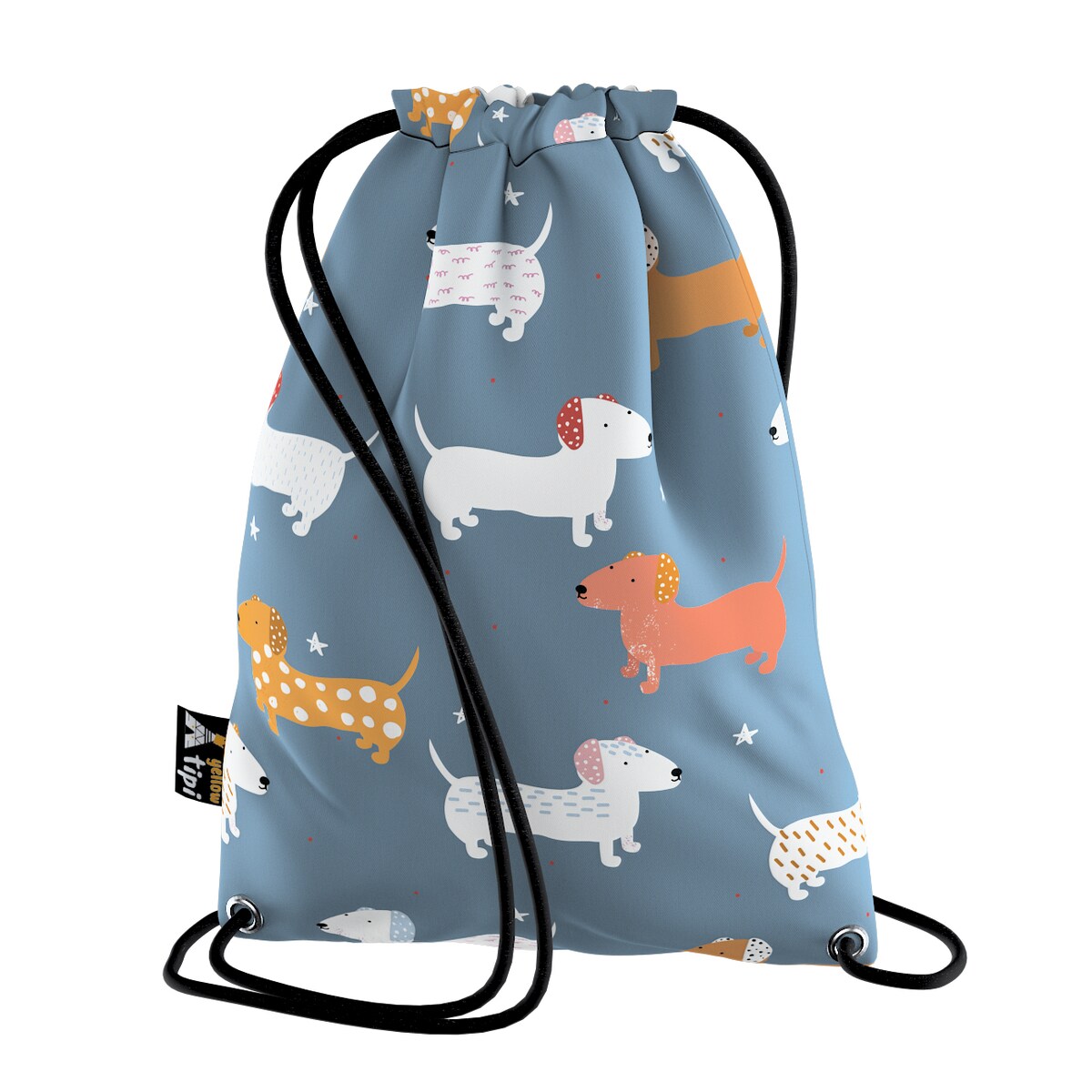 Worek plecak Kiddy, niebieski, 28x40cm, Magic Collection