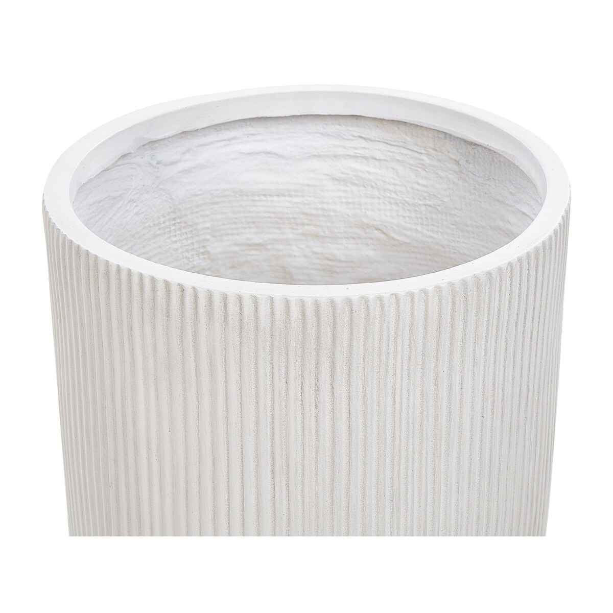 Doniczka ⌀ 37 cm złamana biel DARIA