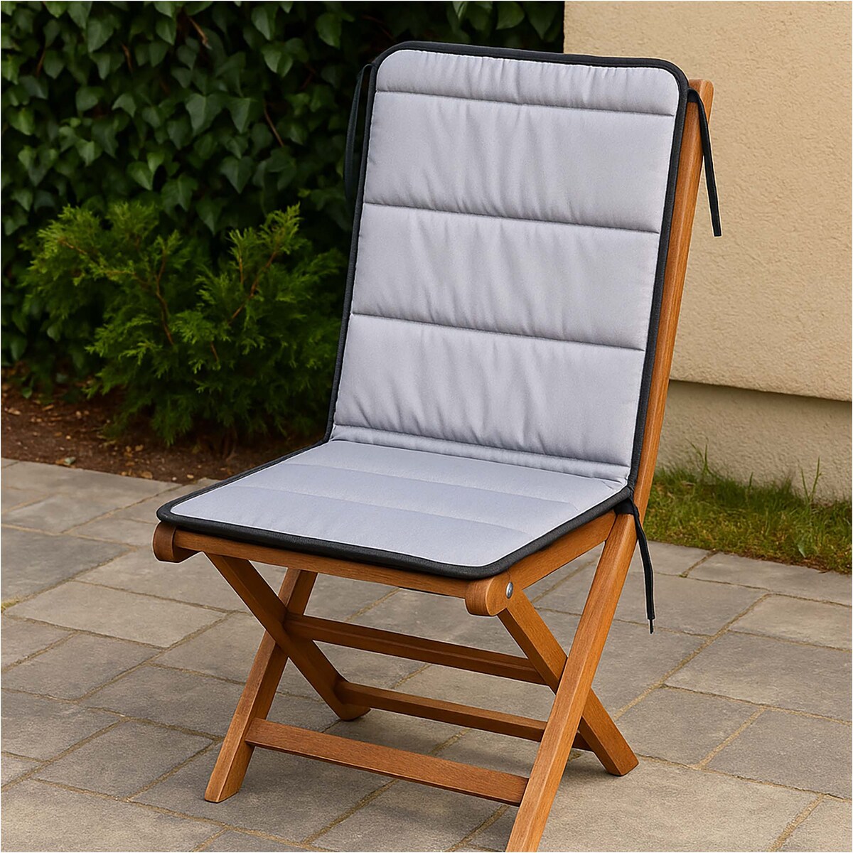 Poduszka Pikowana Z Pianki Wodoodporna Na Ławkę Krzesło Leżak 50X50X50 Cm