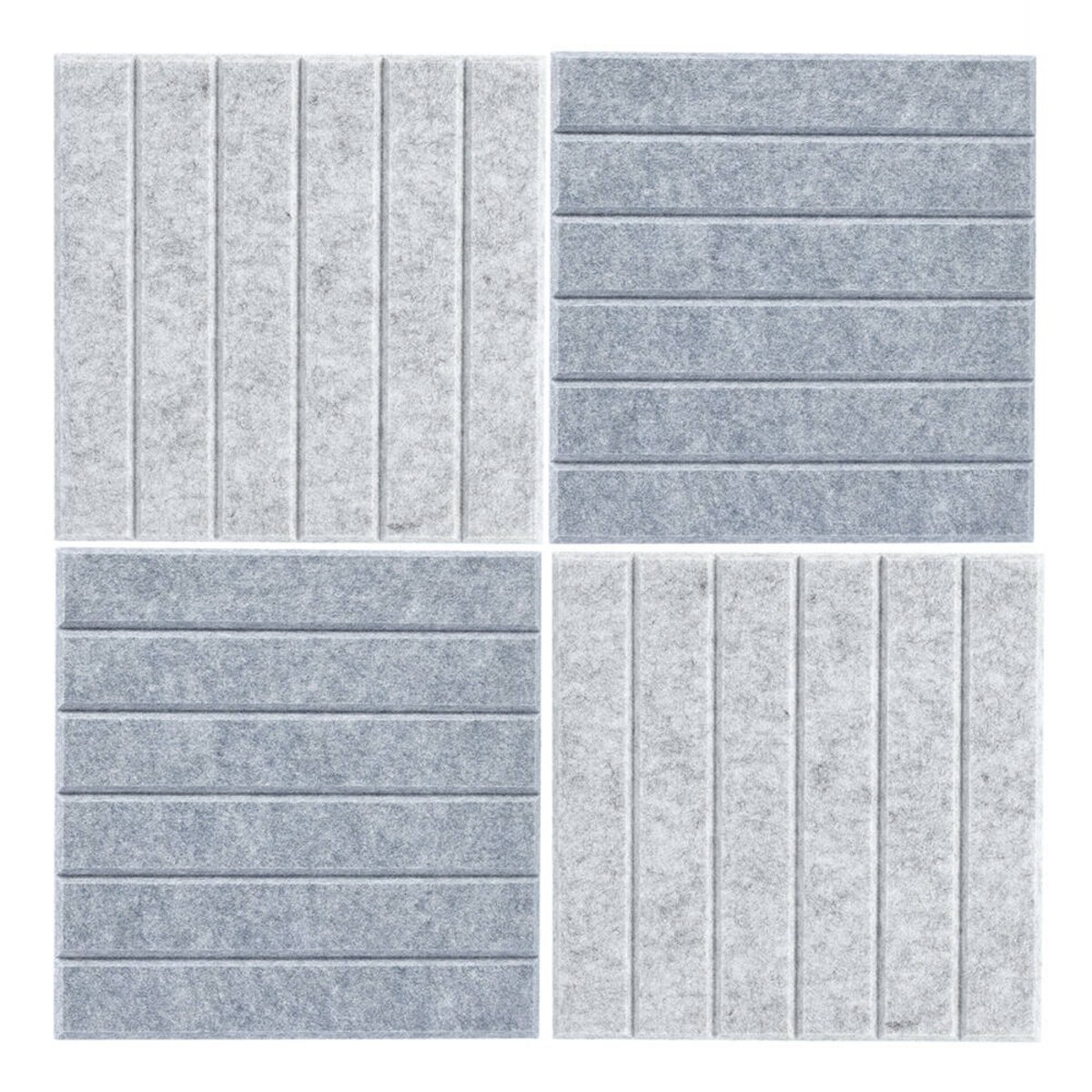 Filcowe tablice na ścianę, 30 x 30 cm, 4 szt.