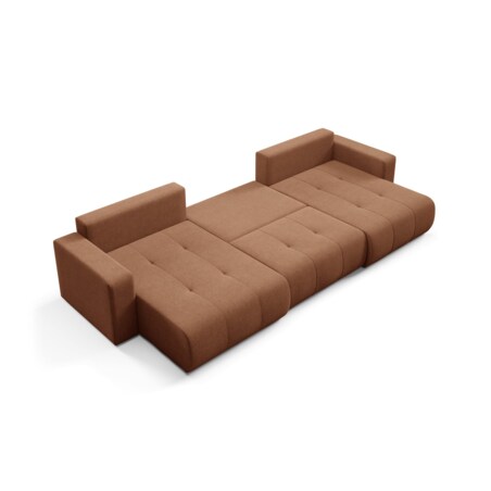 Narożnik MOLINIO U z funkcją spania Kolor: Wind 56