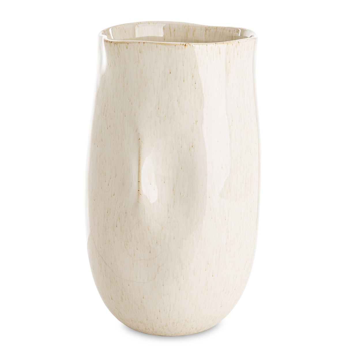 Wazon ceramiczny 23x12,5x12,5 cm ROTTURA-2 beżowy