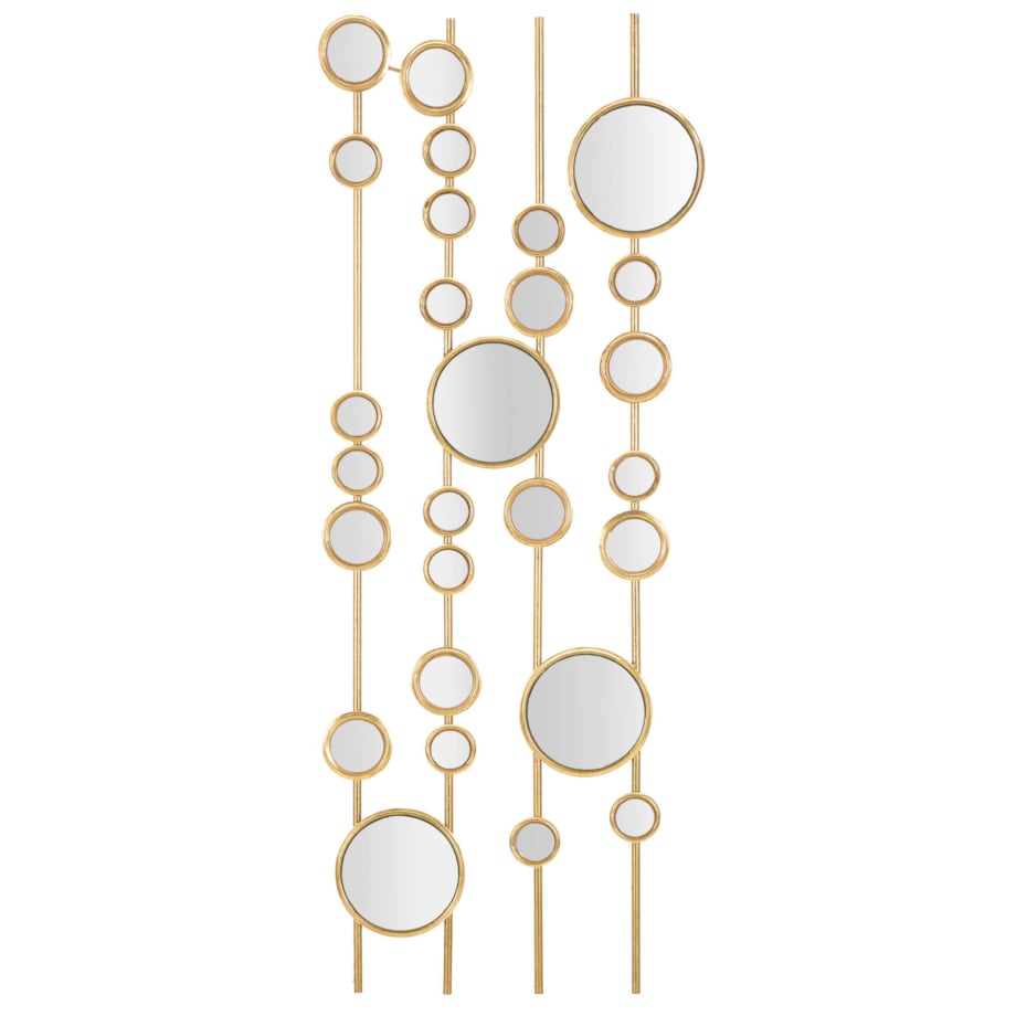 Ozdoba na ścianę z lusterkami, 35,5 x 90 cm