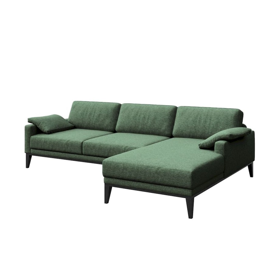 Sofa narożna Musso Ciemnozielona