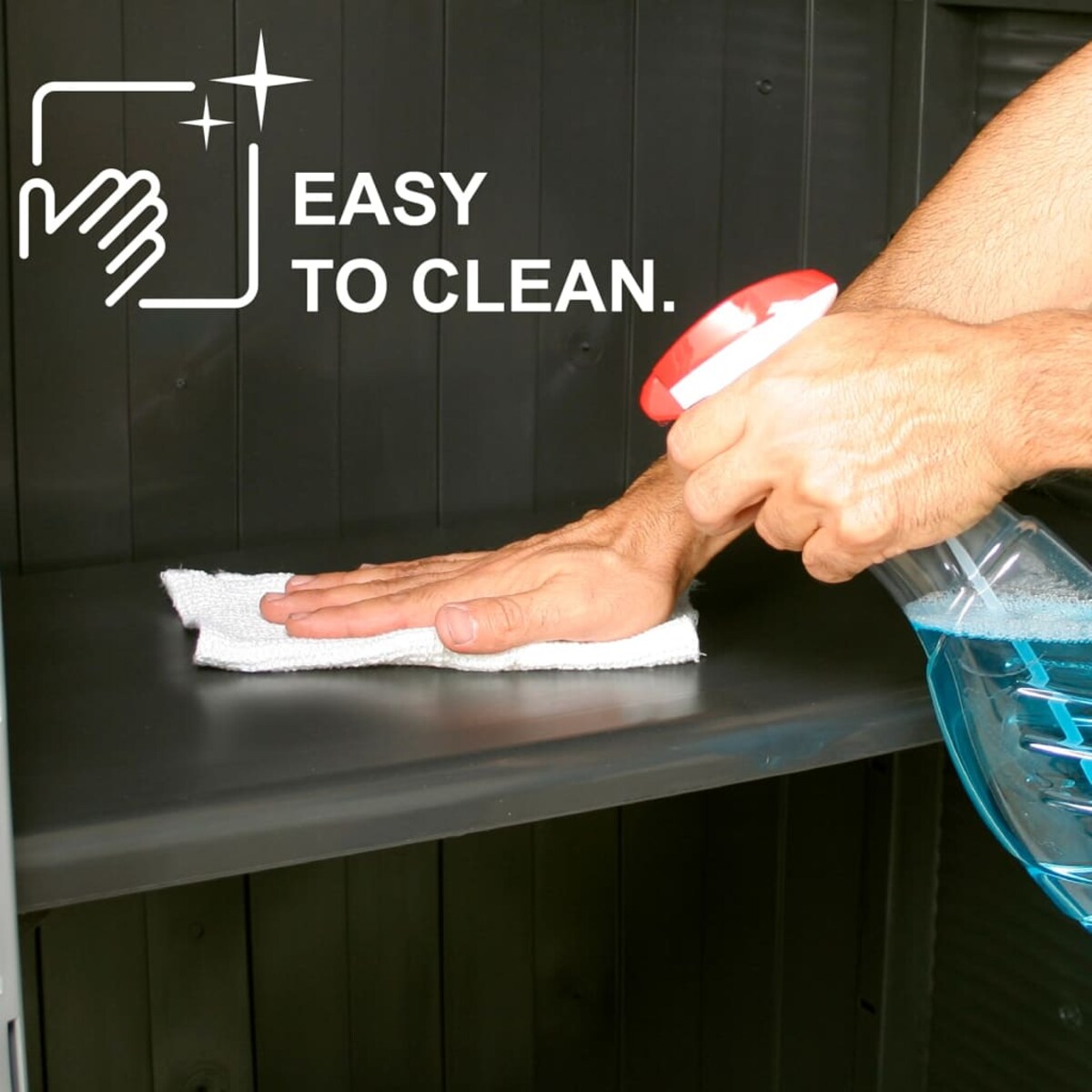 vidaXL Szafka plastikowa, 68x39x92 cm, motyw rattanu