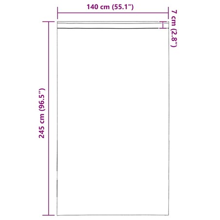 vidaXL Zasłony woalowe z kieszeniami na drążek 2 szt. Ciemnoszary