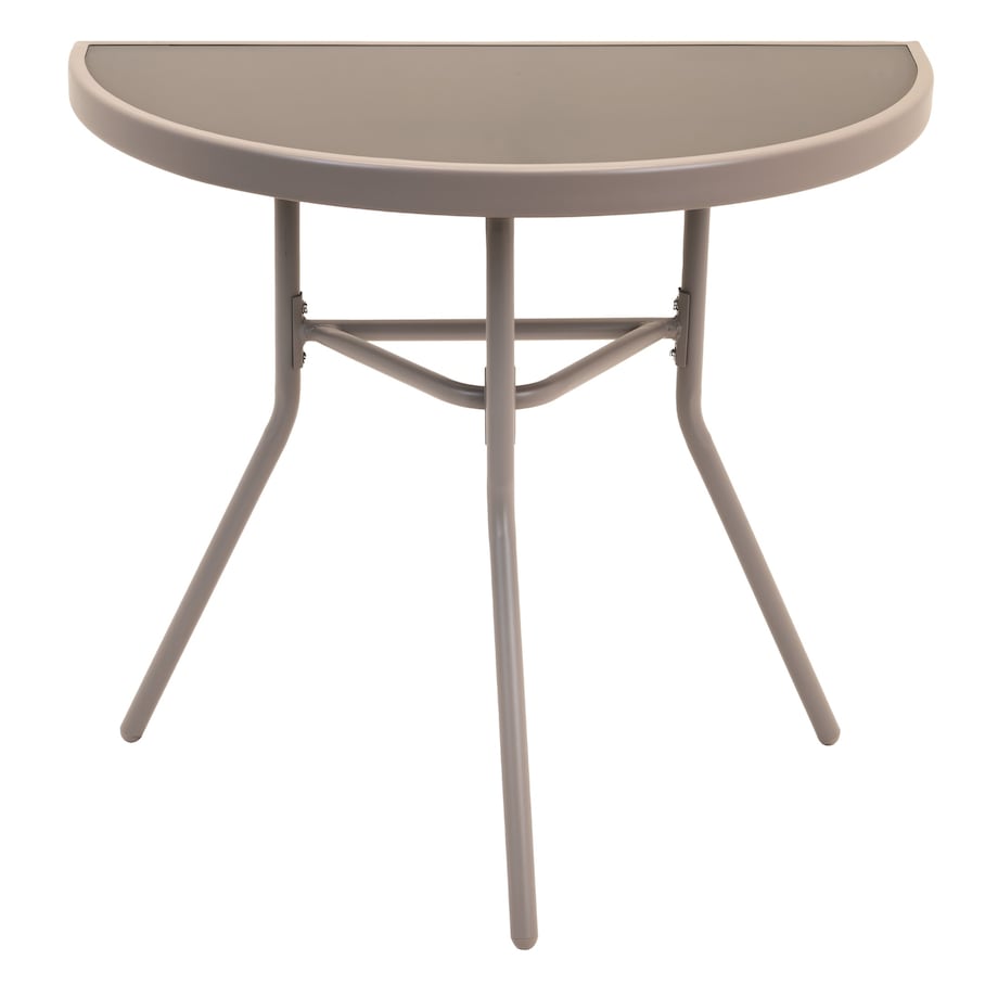 Stół balkonowy stalowy STOLIK ogrodowy na taras szkło hartowane do ogrodu