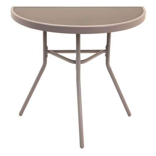 Stół balkonowy stalowy STOLIK ogrodowy na taras szkło hartowane do ogrodu