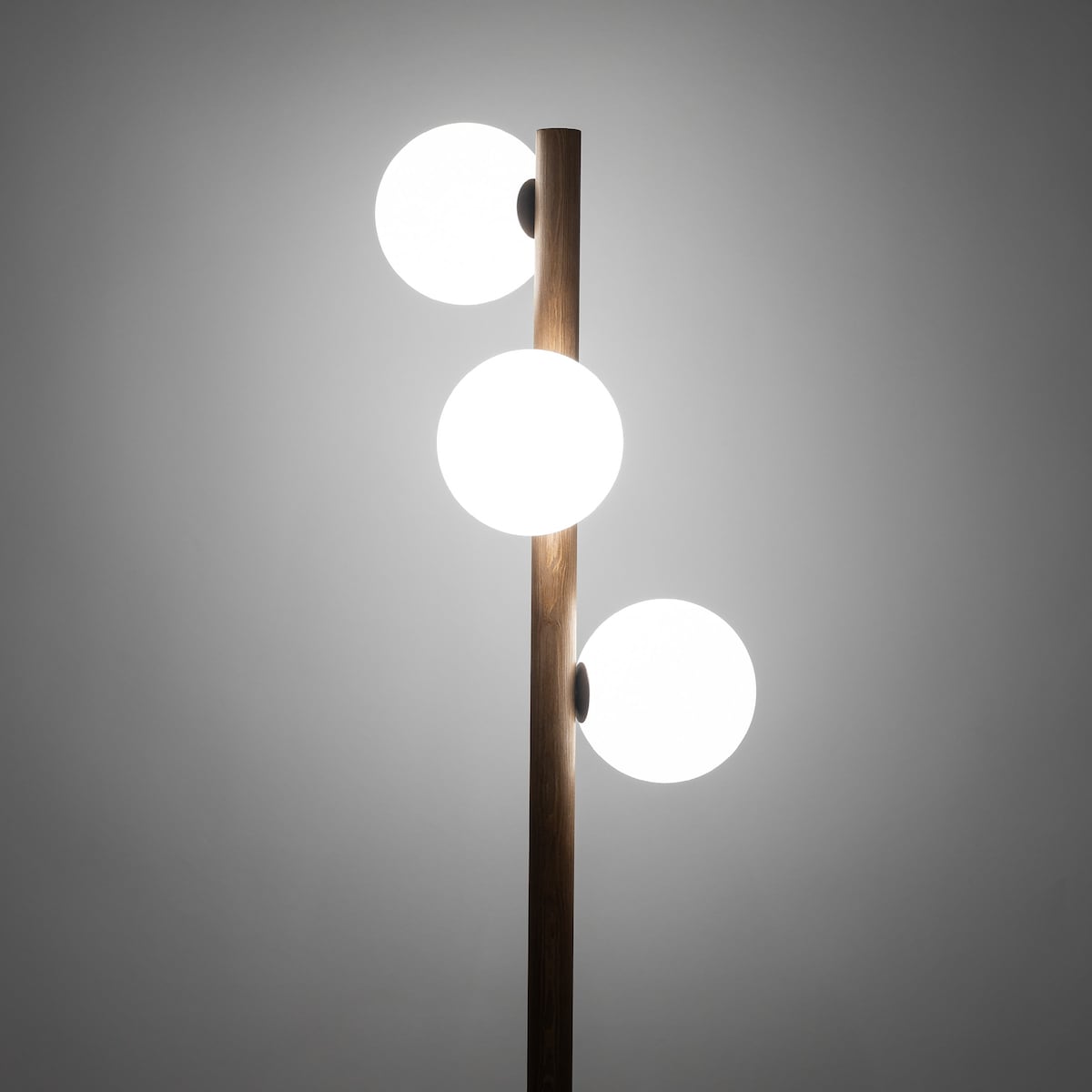 Lampa podłogowa TK Lighting ESTERA WOOD ORZECH 16045 150 cm 3xG9 drewniana nowoczesna do salonu