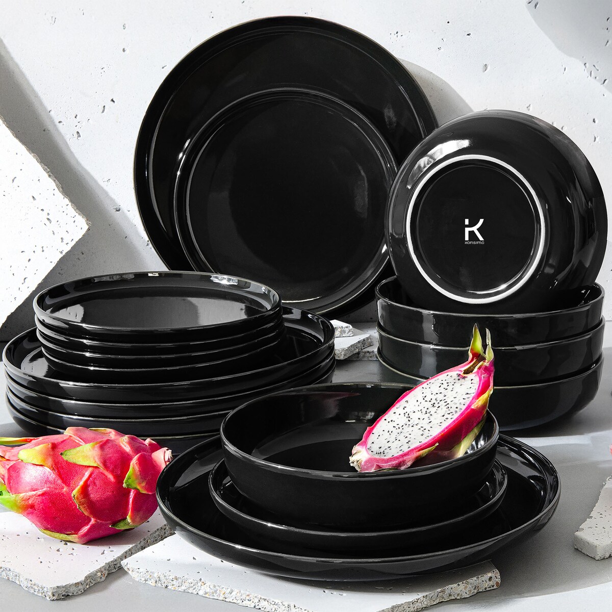 Konsimo VICTO Zestaw obiadowy 6os. (18 el.)