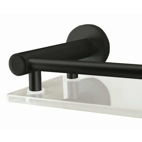 Kleine Wolke Apollo Nero Półka szkło mleczne