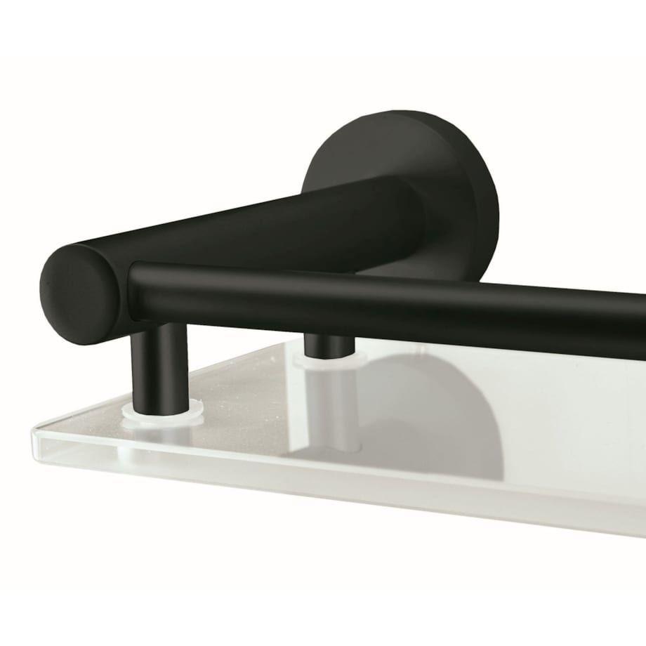 Kleine Wolke Apollo Nero Półka szkło mleczne