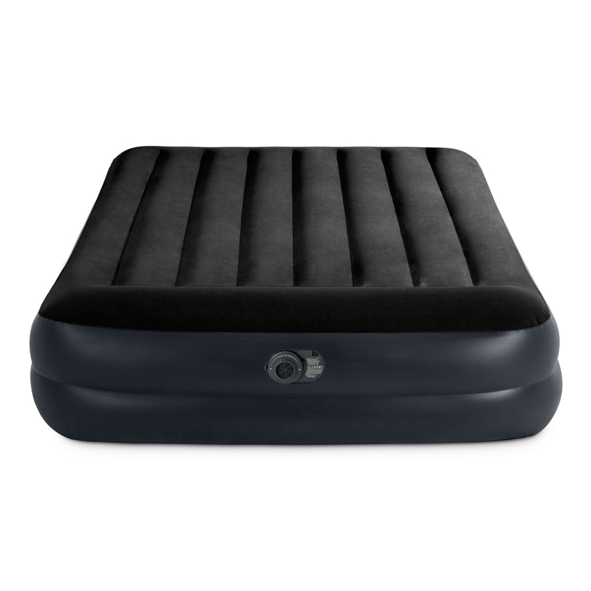 Materac dmuchany Intex dwuosobowy z wbudowaną pompką 203x152x42 cm