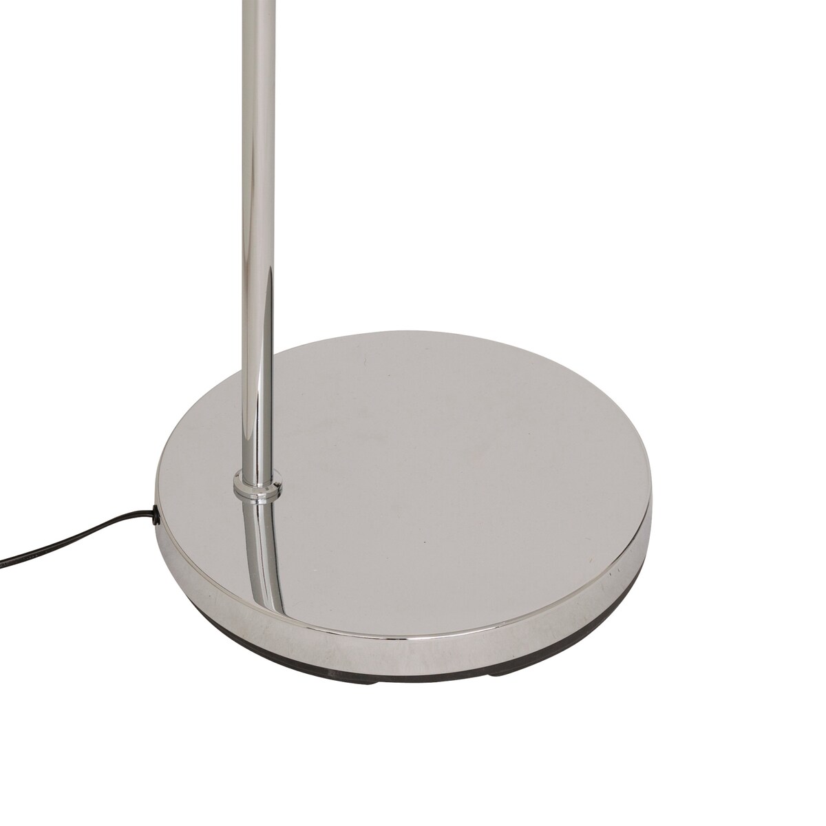 Lampa podłogowa łukowa FLORIS, metalowa, srebrna, 177 cm