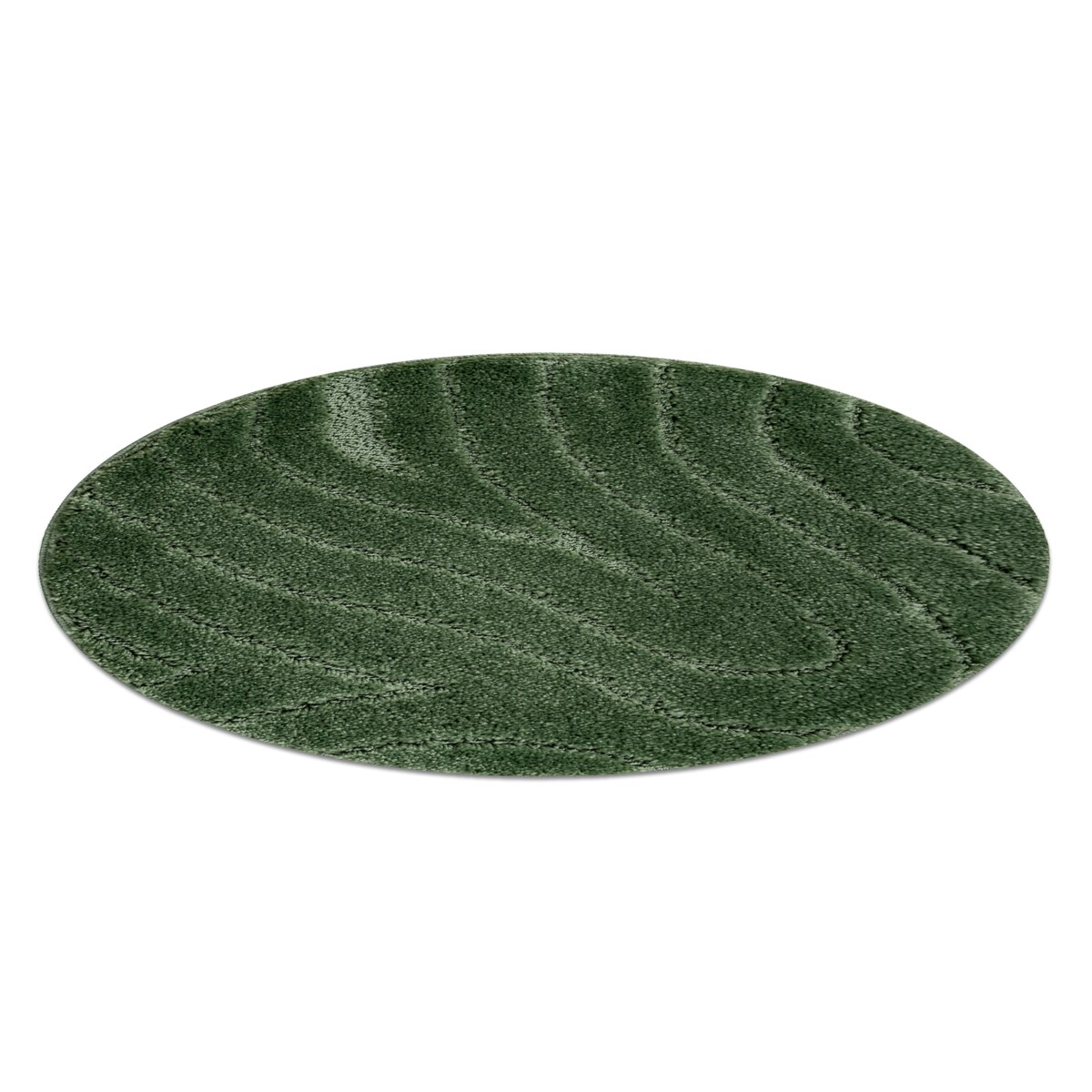 Dywan łazienkowy SUPREME koło WAVES fale, koło 50 cm