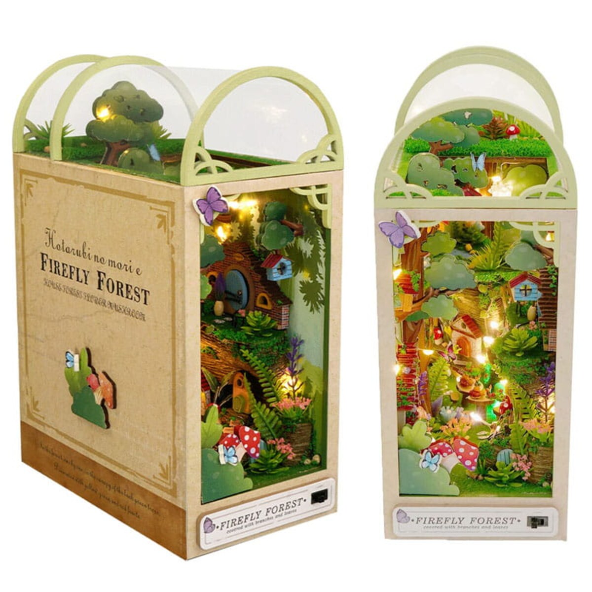 Miniaturowy domek Book Nook - Zaczarowany las