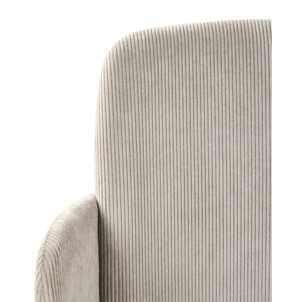 Krzesło biurowe DRYDEN Sztruks Beżowoszary