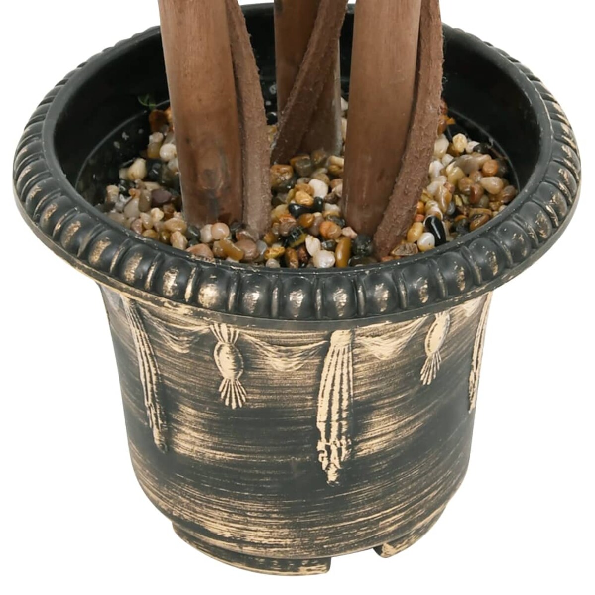 vidaXL Sztuczny bukszpan w formie kul, w doniczce, zielony, 119 cm