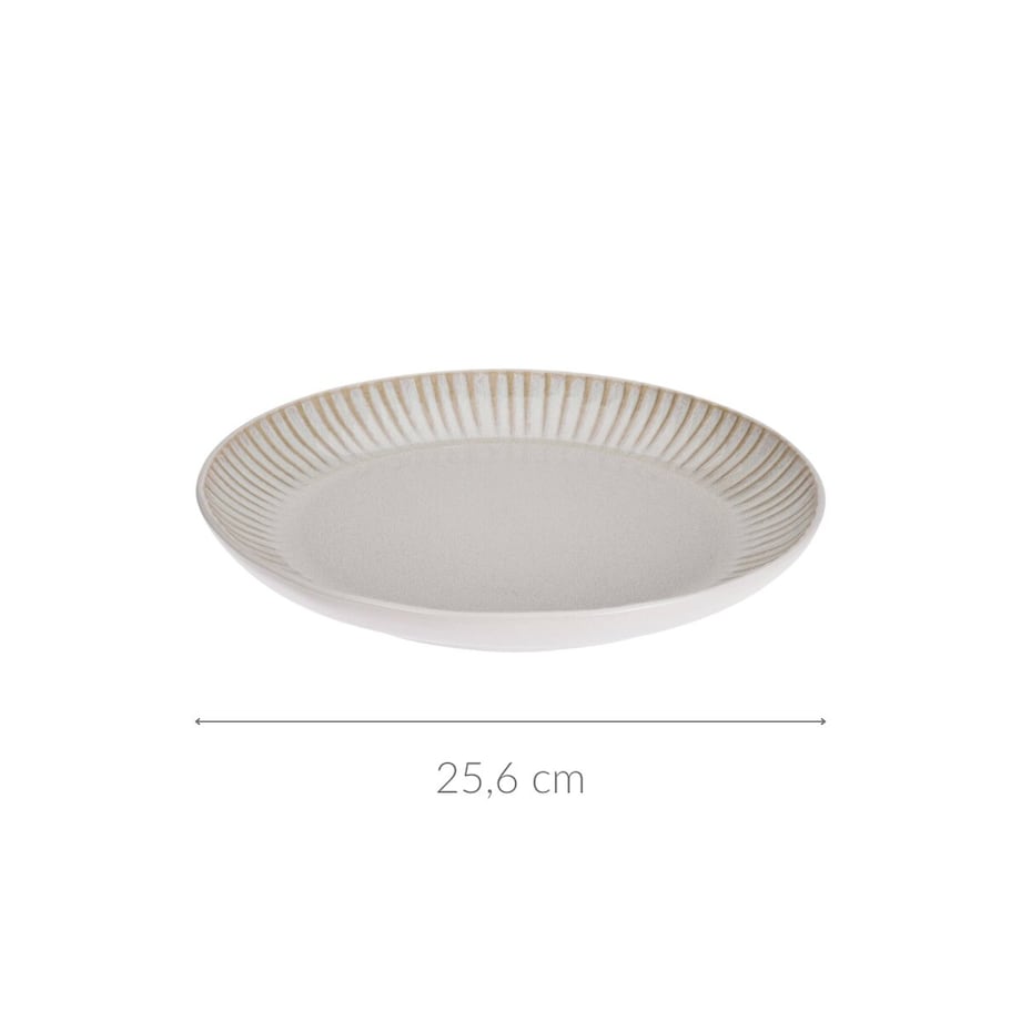 Talerz obiadowy ESSENCE ceramiczny, Ø 25,6 cm