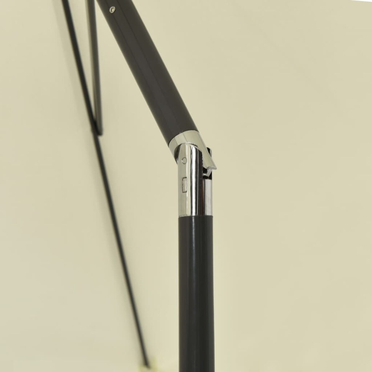 vidaXL Parasol plażowy, piaskowy żółty, 180x120 cm