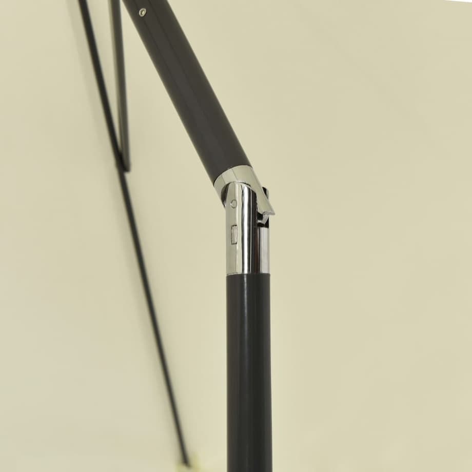 vidaXL Parasol plażowy, piaskowy żółty, 180x120 cm