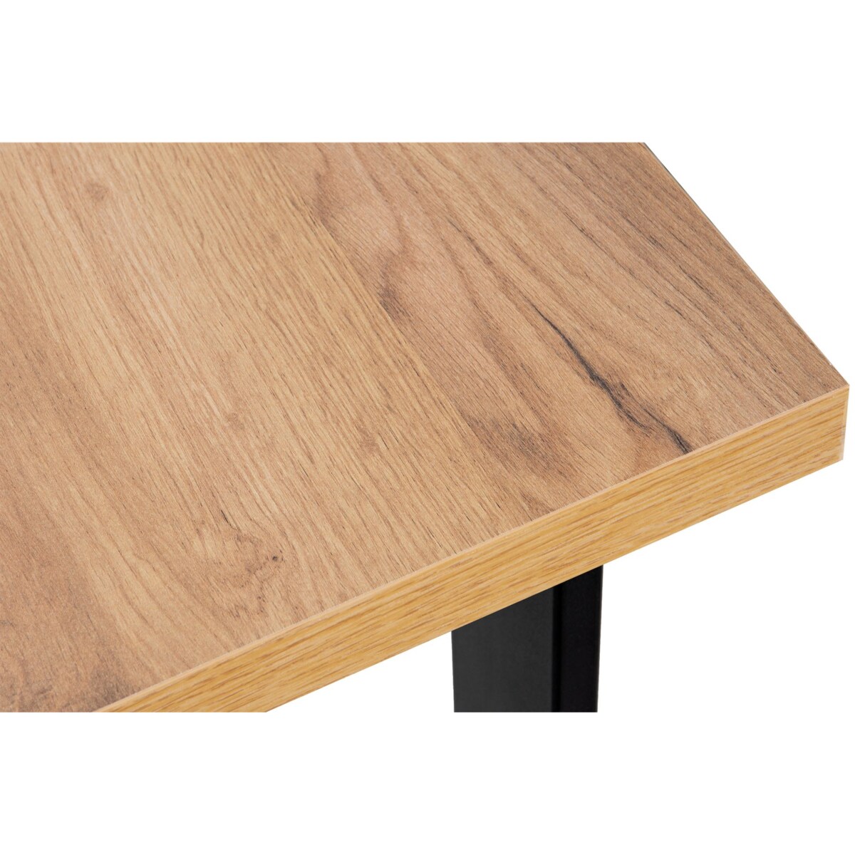 KONSIMO CETO Stół w industrialnym stylu matowy złoty