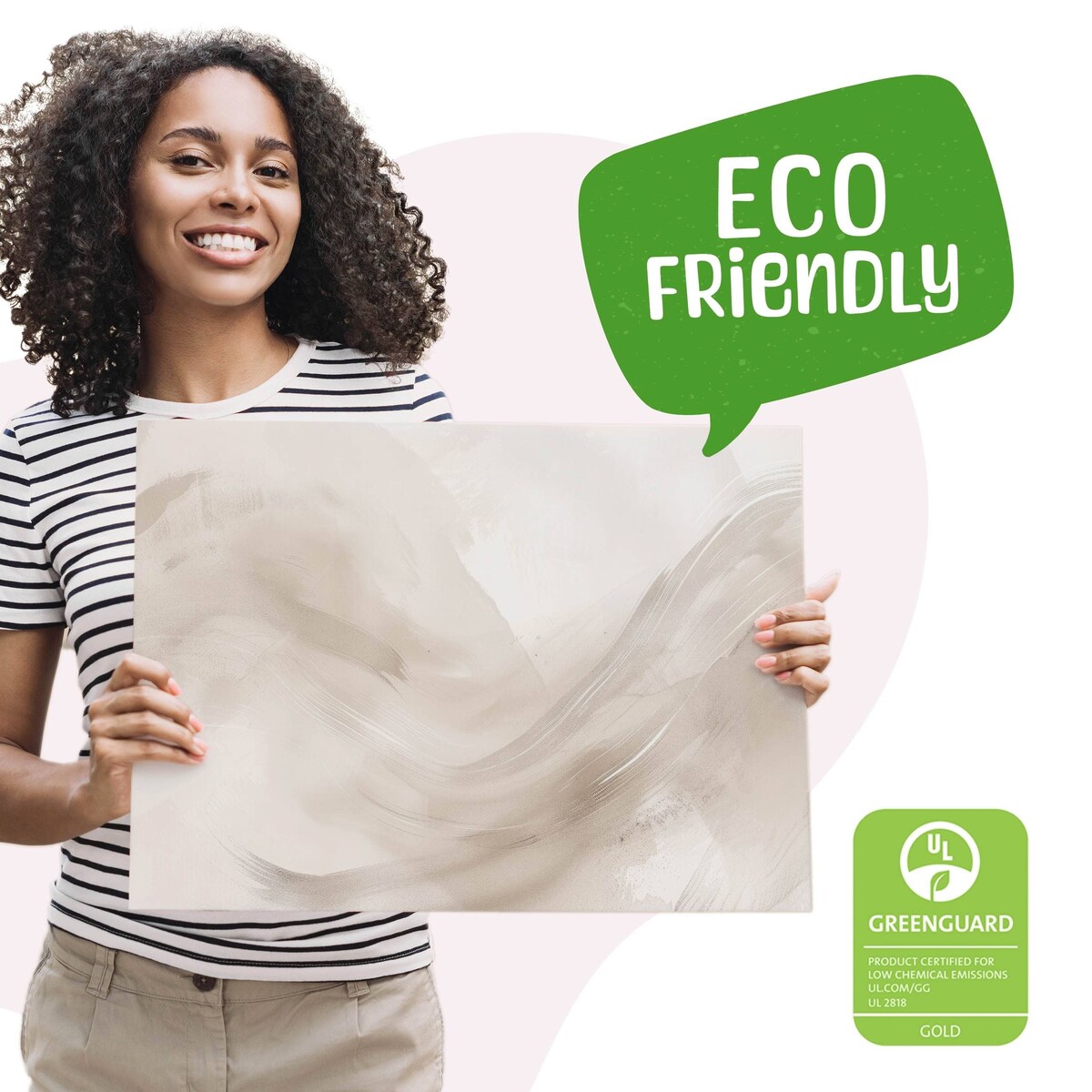 Obraz Canvas Do Sypialni Abstrakcja Beżowy Marmur Styl Nowoczesny 120x80cm